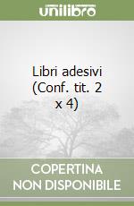 Libri adesivi (Conf. tit. 2 x 4) libro