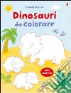 Dinosauri da colorare. Con adesivi. Ediz. illustrata libro