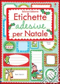 Etichette adesive per Natale libro