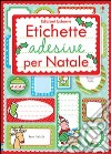 Etichette adesive per Natale libro