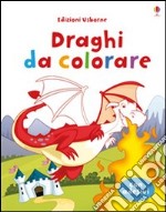 Draghi da colorare. Con adesivi. Ediz. illustrata libro