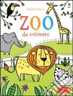 Zoo da colorare. Con adesivi. Ediz. illustrata libro