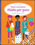 Moda autunno. Con adesivi libro