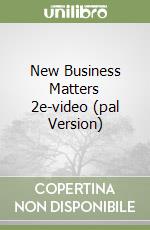 New Business Matters 2e-video (pal Version) libro