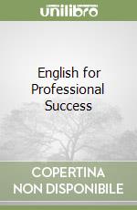 English for Professional Success libro