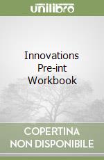 Innovations Pre-int Workbook libro