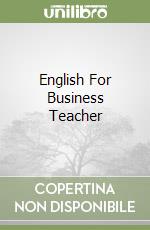 English For Business Teacher libro