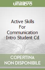 Active Skills For Communication Intro Student Cd libro