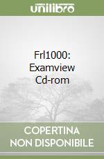 Frl1000: Examview Cd-rom libro