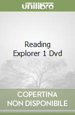 Reading Explorer 1 Dvd libro