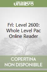Frl: Level 2600: Whole Level Pac Online Reader libro