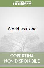 World war one libro