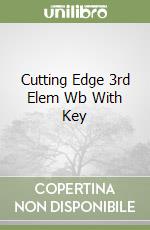 Cutting Edge 3rd Elem Wb With Key libro