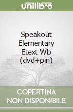 Speakout Elementary Etext Wb (dvd+pin)