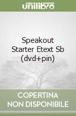 Speakout Starter Etext Sb (dvd+pin) libro