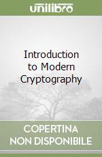 Introduction to Modern Cryptography libro usato