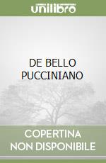 DE BELLO PUCCINIANO libro