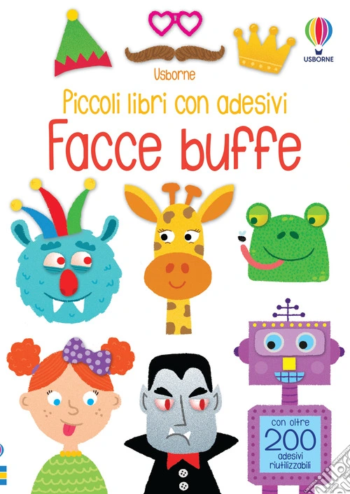 Facce buffe. Con adesivi. Ediz. a colori