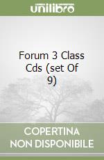 Forum 3 Class Cds (set Of 9) libro