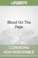 Blood On The Page