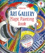 Art gallery. Magic painting book. Con pennello