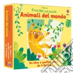 Animali del mondo. Ediz. a colori. Con 4 puzzle