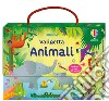 Animali. Valigetta. Con adesivi. Ediz. a colori libro