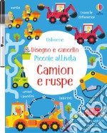 Camion e ruspe. Ediz. a colori. Con pennarello libro