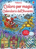 Calendario dell'Avvento. Coloro per magia. Con pennellino libro