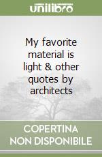 My favorite material is light libro