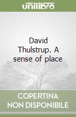 David Thulstrup. A sense of place libro