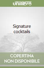 Signature cocktails libro