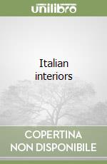 Italian interiors libro