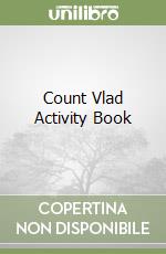 Count Vlad Activity Book libro