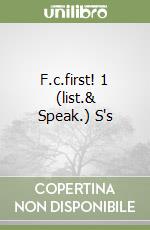 F.c.first! 1 (list.& Speak.) S's libro