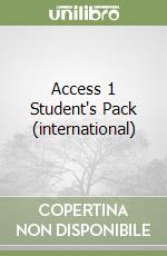 Access 1 Student's Pack (international) libro