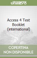 Access 4 Test Booklet (international) libro