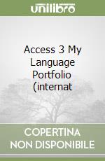 Access 3 My Language Portfolio (internat libro