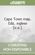 Cape Town map. Ediz. inglese (v.e.) libro