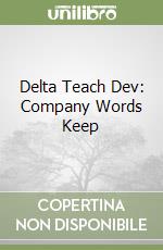 Delta Teach Dev: Company Words Keep libro