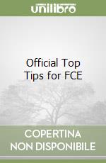 Official Top Tips for FCE