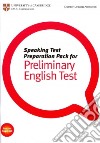 Esol Speaking Test Preparat Pack Pet libro