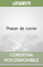 Prazer de correr libro