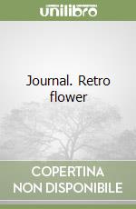 Journal. Retro flower