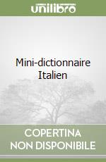 Mini-dictionnaire Italien libro