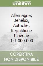 Allemagne, Benelux, Autriche, République tchèque 1:1.000.000 libro