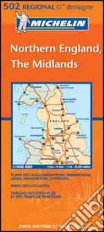 Northern England, The Midlands 1:400.000