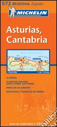 Asturias, Cantabria 1:250.000