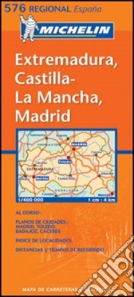 Extremadura, Castilla la Mancha, Madrid 1:400.000 libro