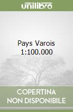 Pays Varois 1:100.000 libro